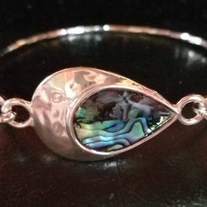 Sterling Silver Abalone Shell set